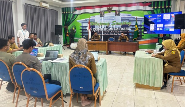 Optimalkan Pengelolaan Desa Digital dan Website Desa, Diskominfo Lakukan Sosialisasi dan Pelatihan Bagi Operator Desa Kecamatan Ciseeng