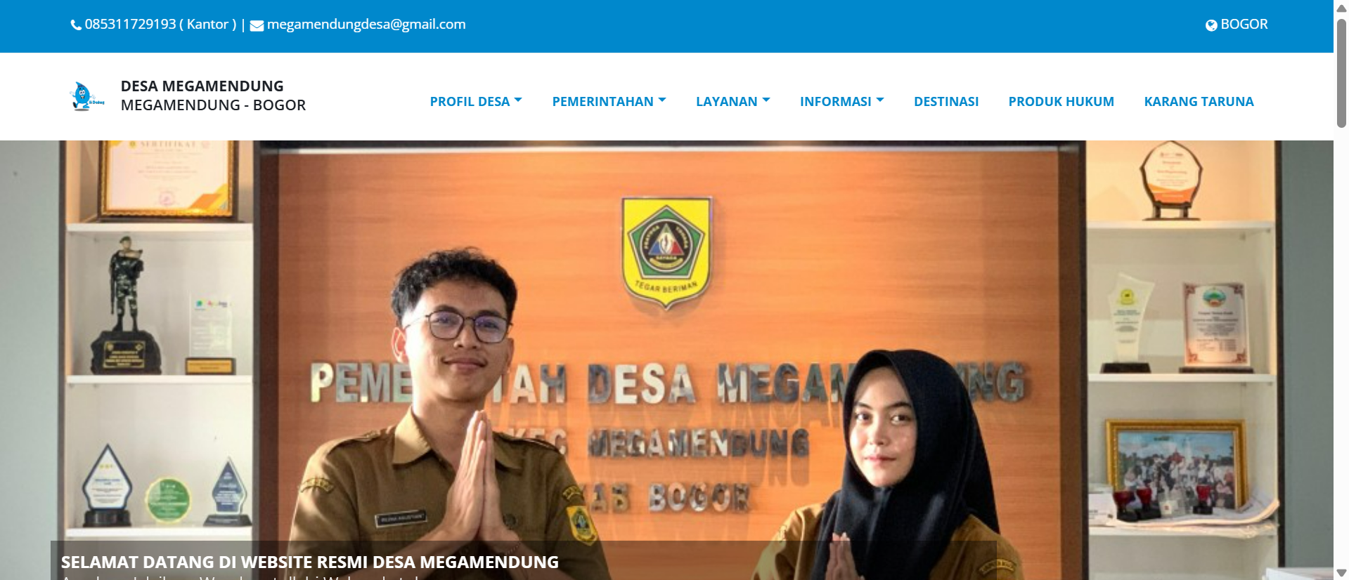 Tutorial Website Desa Kabupaten Bogor