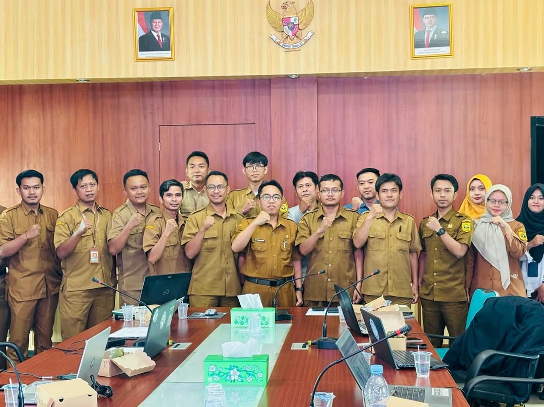 Kegiatan Sosialisasi dan Pelatihan Pengelolaan Desa Digital bagi seluruh desa di wilayah Kecamatan Jonggol.