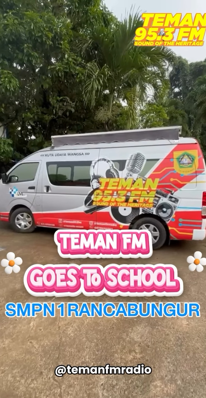 Keseruan Goes to School di SMPN 1 Rancabungur bareng OB-Van Teman FM!