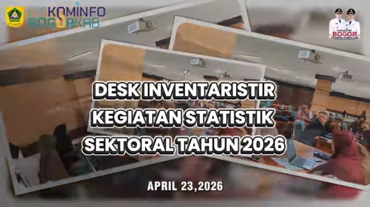 Diskominfo Kabupaten Bogor Menyelenggarakan Kegiatan Desk Inventarisir Kegiatan Statistik Sektoral Tahun 2026