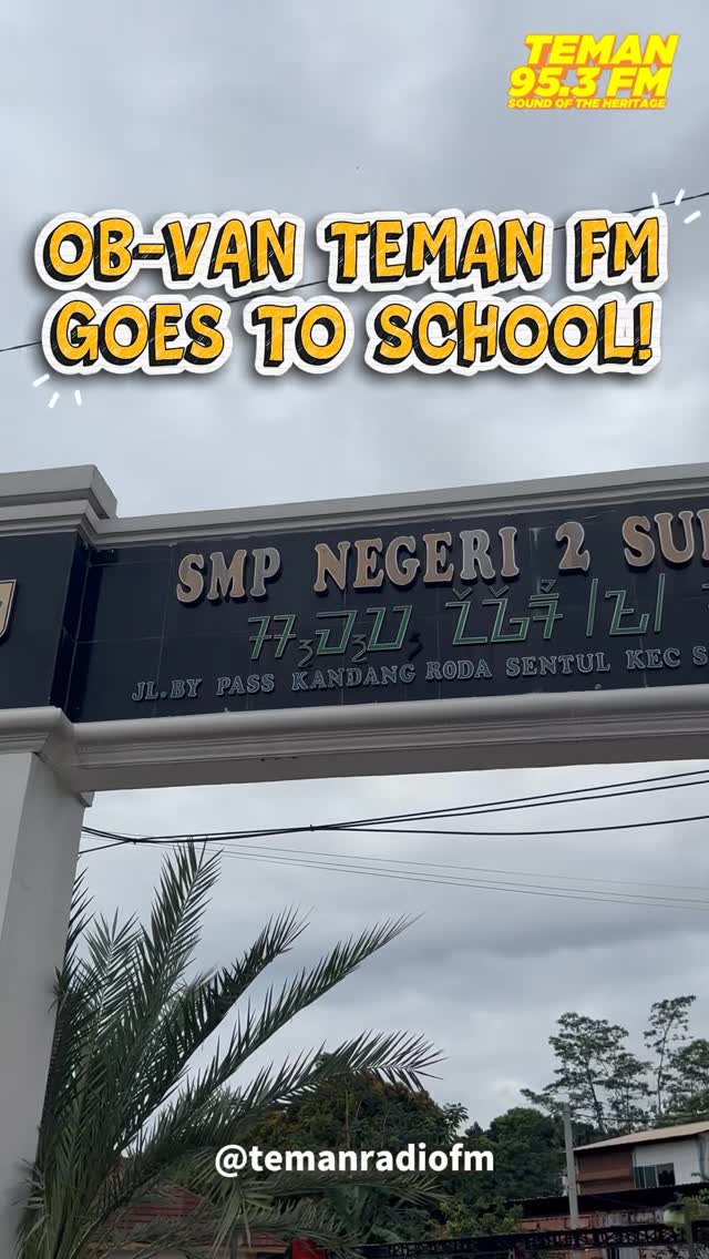 OBVAN Teman FM goes to school di SMPN 2 Sukaraja