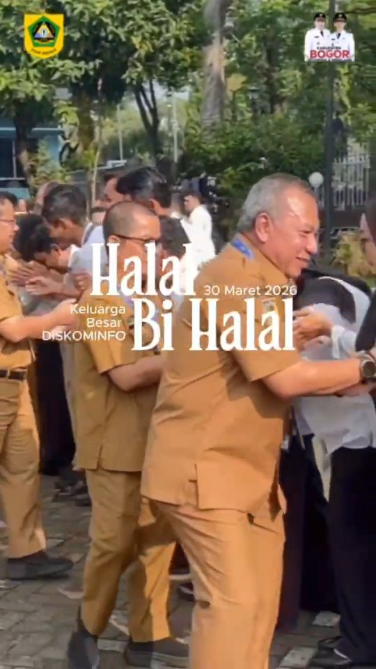 Halal Bihalal Keluarga Besar Diskominfo Kabupaten Bogor