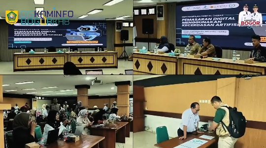 Perdana Digelar, Kolaborasi Pemkab Bogor Dan BPSDMP Komdigi Tingkatkan Skill Pengelola Koperasi Merah Putih Dalam Pemasaran Digital