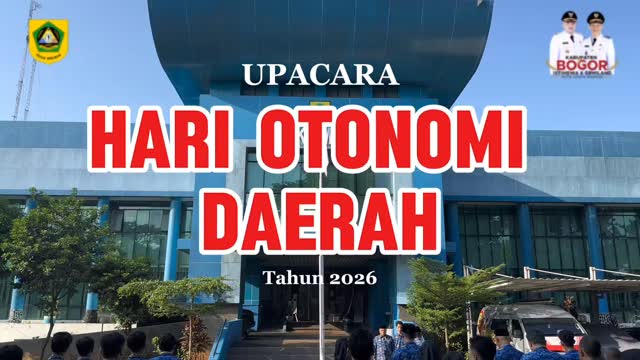 Diskominfo Kabupaten Bogor Gelar Upacara Peringatan Hari Otonomi Daerah Ke 30