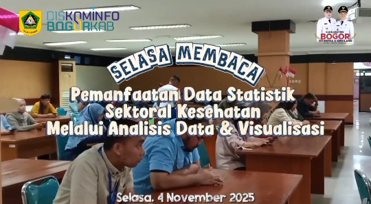 Selasa Membaca kali ini membahas topik “Pemanfaatan Data Statistik Sektoral Kesehatan melalui Analisis Data & Visualisasi.”