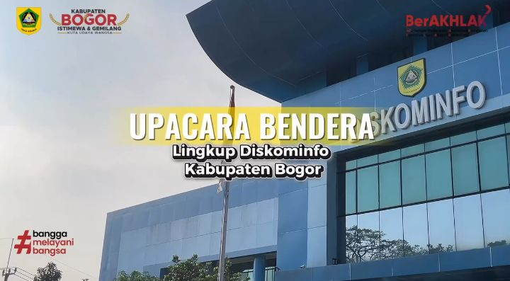 Dinas Komunikasi dan Informatika Kabupaten Bogor Gelar Upacara Bendera Rutin