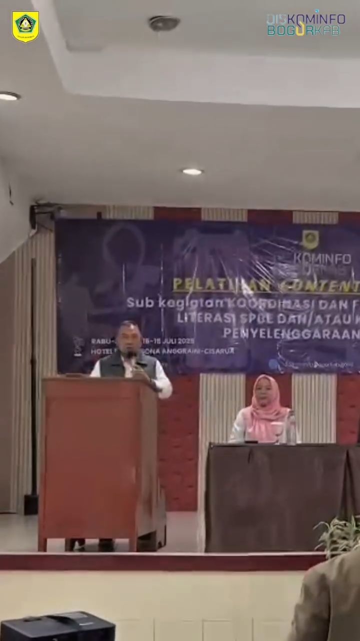 Diskominfo Kabupaten Bogor Dorong Desa Melek Digital Lewat Pelatihan Konten Kreator