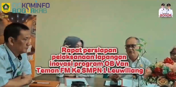 Diskominfo Perkuat Pelaksanaan Inovasi OB VAN Teman FM Goes To School Melalui Rapat Persiapan
