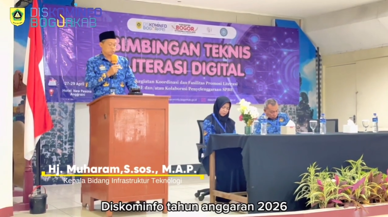 Diskominfo Kabupaten Bogor Gelar Bimbingan Teknis (Bimtek) Literasi Digital Dengan Tema "Pemanfaatan AI Bagi Tenaga Pendidik"