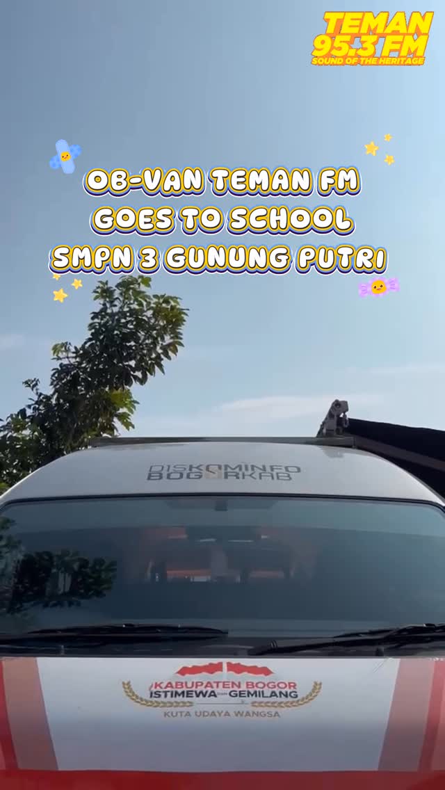 Program Inovasi OB-Van Teman FM Goes To School Disambut Meriah Oleh Siswa & Siswi SMPN 3 Gunung Putri