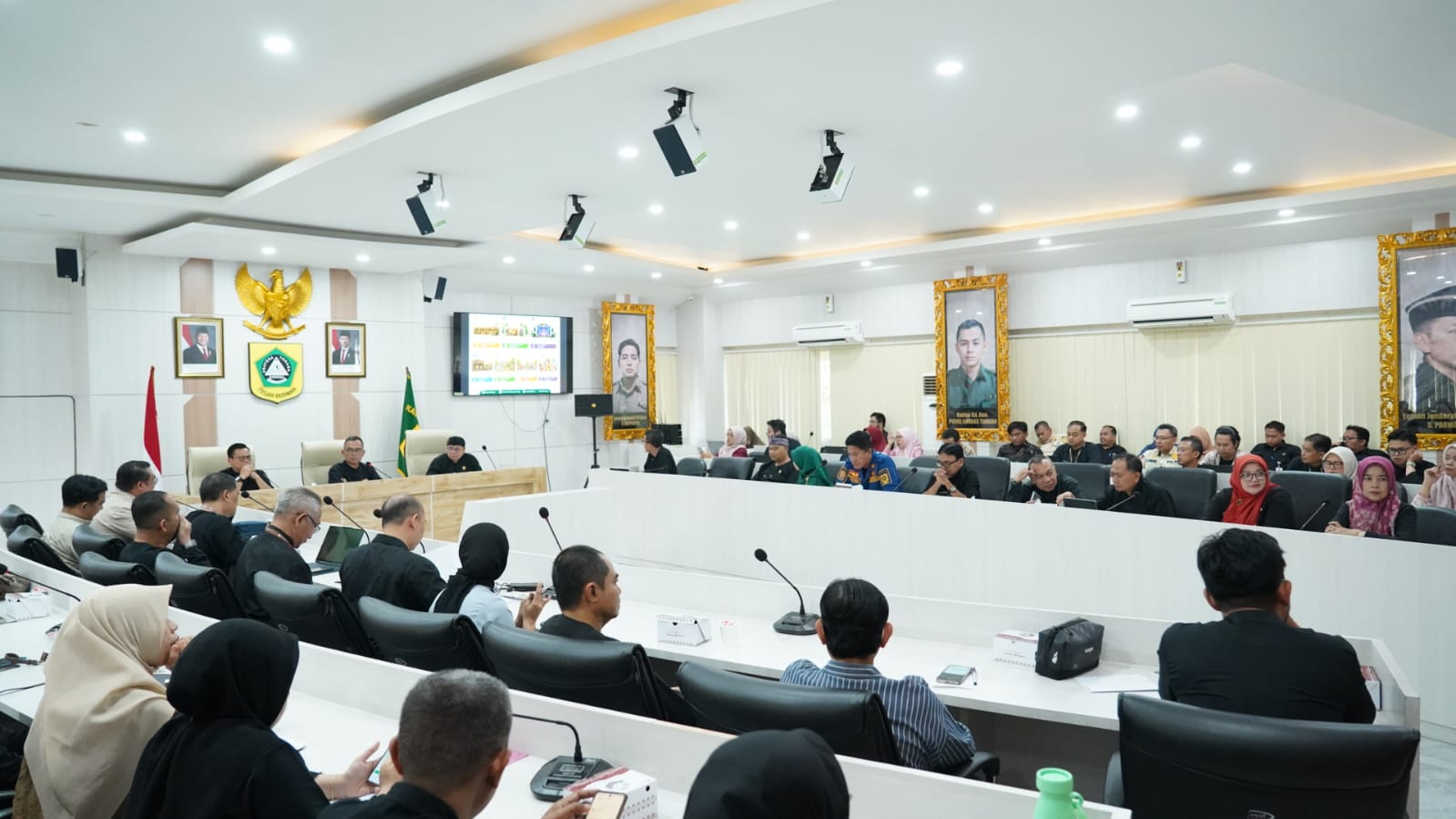Kepala Diskominfo Kabupaten Bogor, Bambang Widodo Tawekal, Hadiri Rapat Persiapan Menyambut Hari Jadi Bogor ke-544 di Kecamatan Nanggung