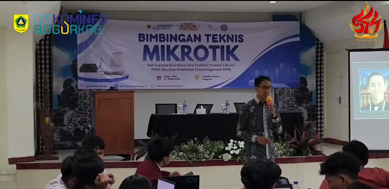 Perkuat Kompetensi Digital, Diskominfo Kabupaten Bogor Gelar Bimtek Mikrotik untuk Guru dan Siswa
