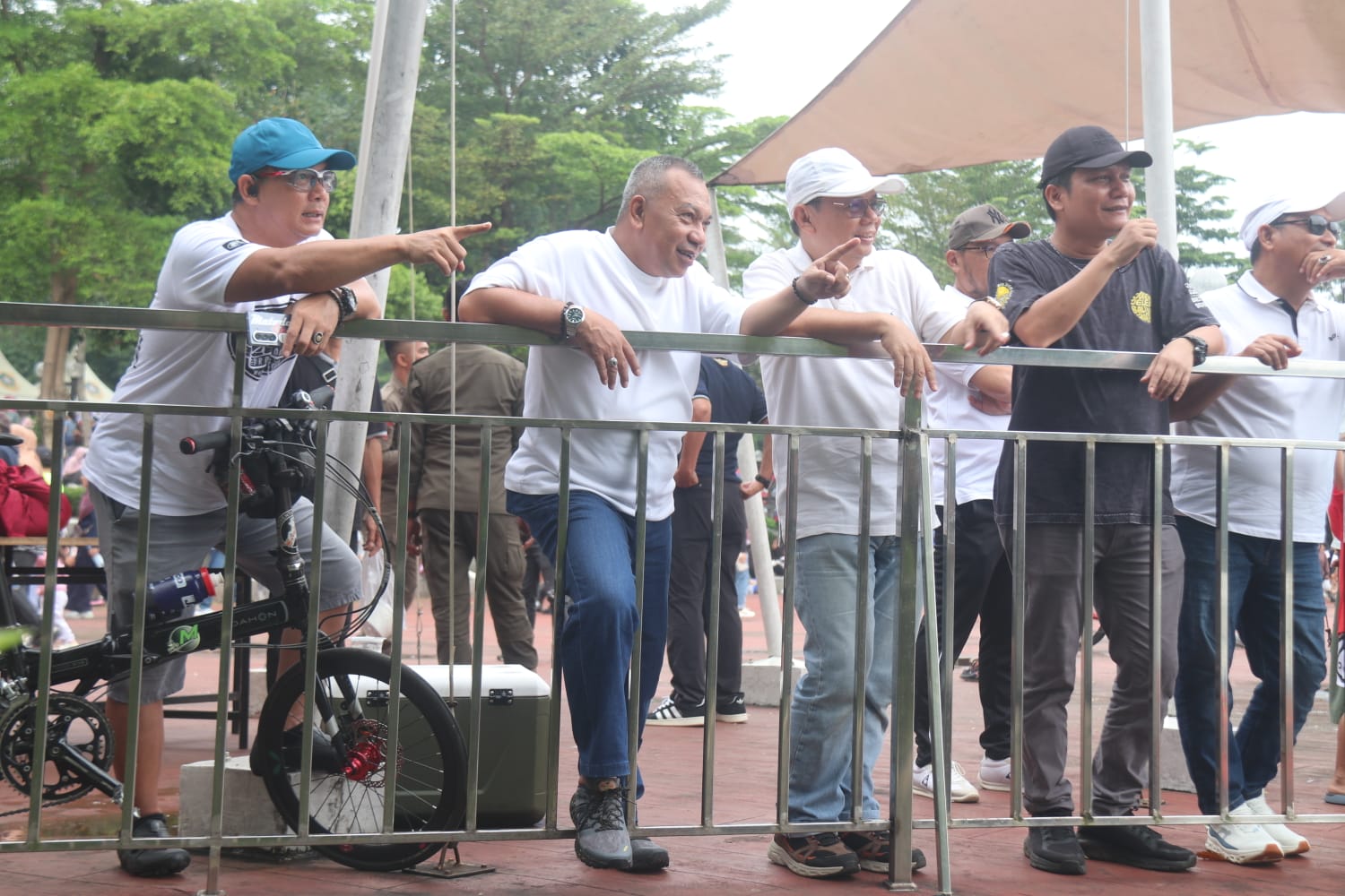 Pererat Kebersamaan dan Budaya Hidup Sehat, Kepala Diskominfo Kabupaten Bogor Hadiri CFD Tegar Beriman