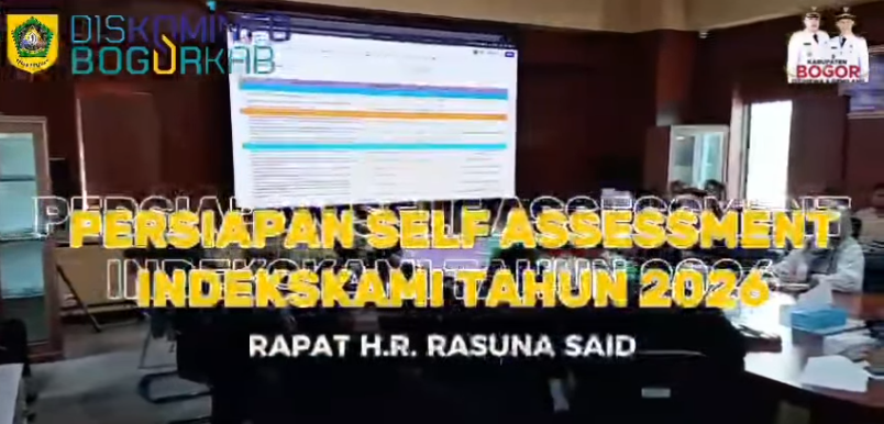 Diskominfo Kabupaten Bogor Matangkan Persiapan Self Assessment Indeks KAMI Tahun 2026