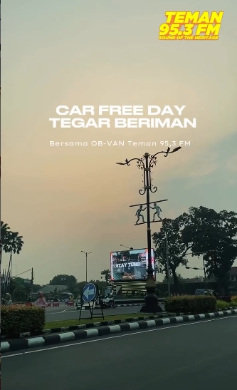 Langkah Sehat, Hati Gembira di CFD Tegar Beriman Bersama Teman FM!