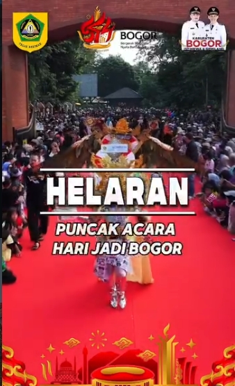 Diskominfo Kabupaten Bogor Ikut Meriahkan Helaran Mapag Pajajaran Anyar Dengan Mengusung Kostum Berkonsep Koran