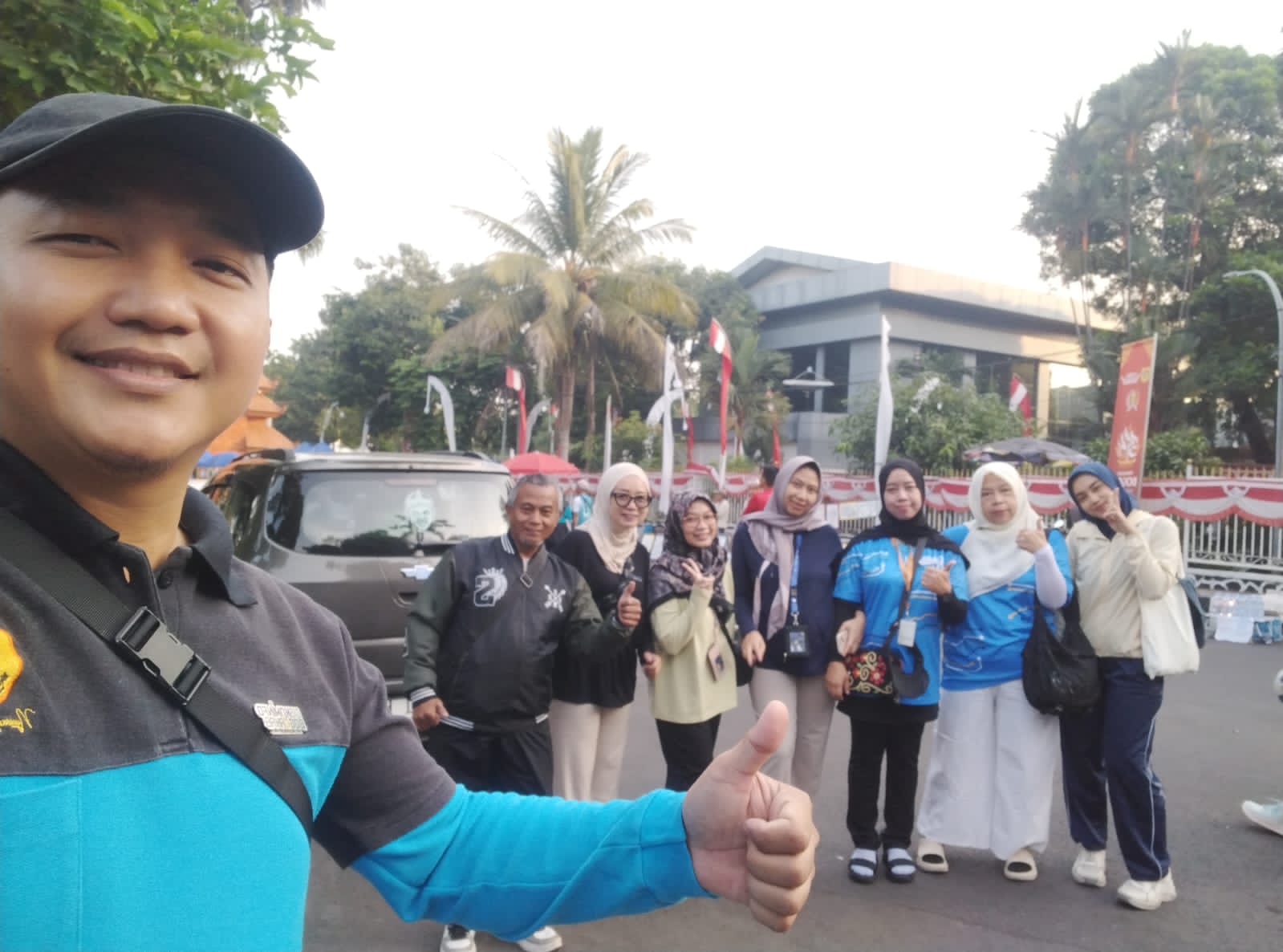 Diskominfo melalui Bidang Persandian dan Statistik melaksanakan Survei Kepuasan Masyarakat terhadap kegiatan Car Free Day (CFD)