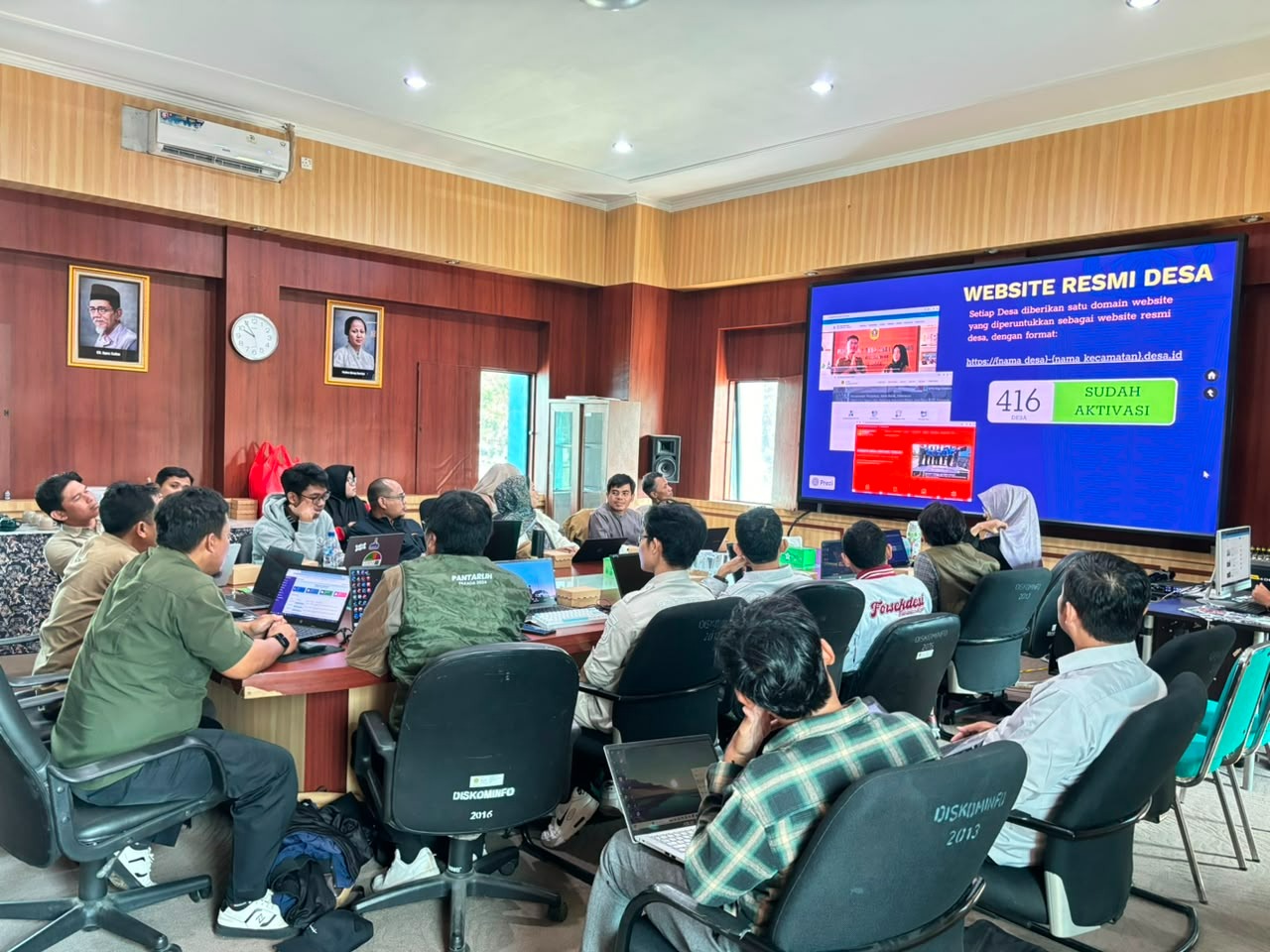 Evaluasi dan Pelatihan Pengelolaan Website Pemerintah Desa / Desa Digital