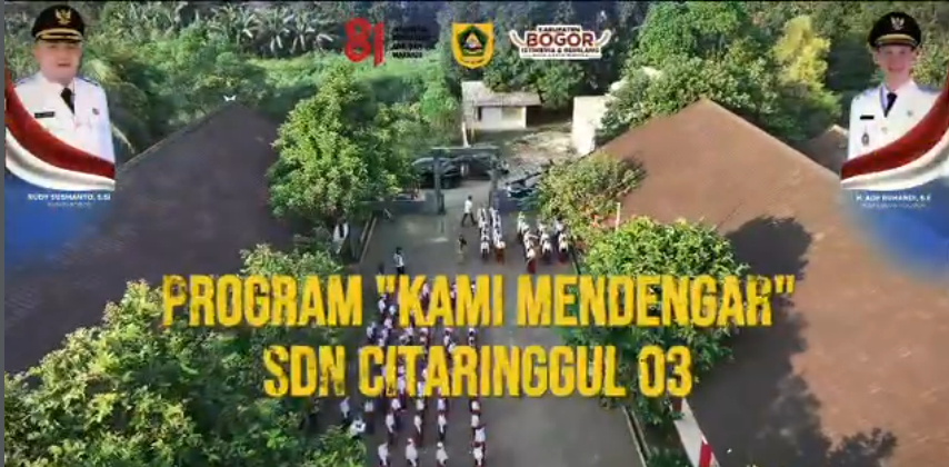 Kepala Diskominfo Kabupaten Bogor, beserta jajaran hadir di SDN 03 Babakan Madang