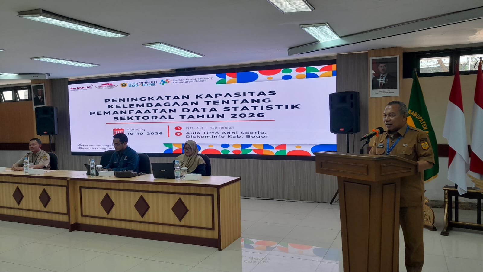 Pemkab Bogor Perkuat Pemanfaatan Data Statistik Sektoral Untuk Dukung Pembangunan Daerah