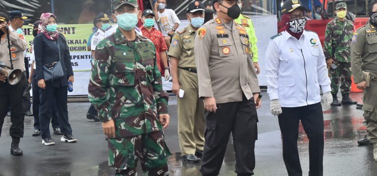 Bupati Bogor Pantau Simulasi PSBB Bupati Bogor Pantau Simulasi PSBB