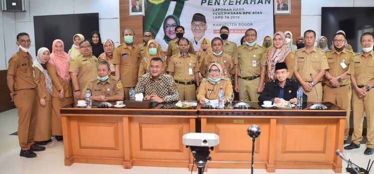 Ditengah Pandemi Covid-19 Pemkab Bogor Raih WTP Laporan Keuangan Daerah Tahun 2019 dari BPK-RI Ditengah Pandemi Covid-19 Pemkab Bogor Raih WTP Laporan Keuangan Daerah Tahun 2019 dari BPK-RI