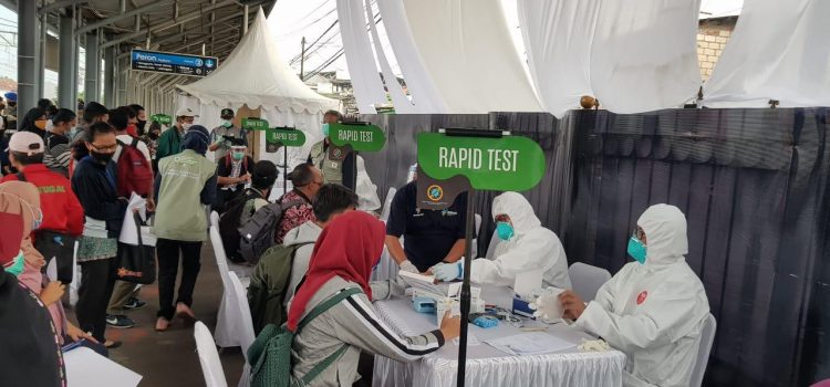 Stasiun Bojong Gede dan Stasiun Besar Bogor Kembali Melakukan Rapid Test Stasiun Bojong Gede dan Stasiun Besar Bogor Kembali Melakukan Rapid Test