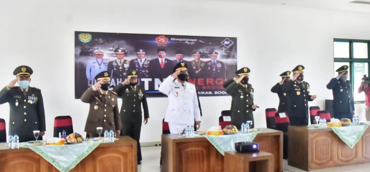 Wabup Bogor Ikuti Upacara Hari Jadi TNI ke-75 Melalui Virtual Wabup Bogor Ikuti Upacara Hari Jadi TNI ke-75 Melalui Virtual