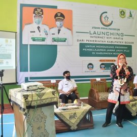 Pemkab Bogor Launching 240 Titik Zona Pancakarsa Free Wifi