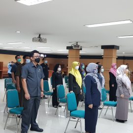 SOTK Baru Pejabat Struktural Lingkup Diskominfo Kabupaten Bogor Ikuti Pelantikan Secara Virtual