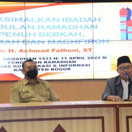 Tingkatkan Ketakwaan, Diskominfo Kabupaten Bogor Gelar Pengajian Rutin Ramadhan